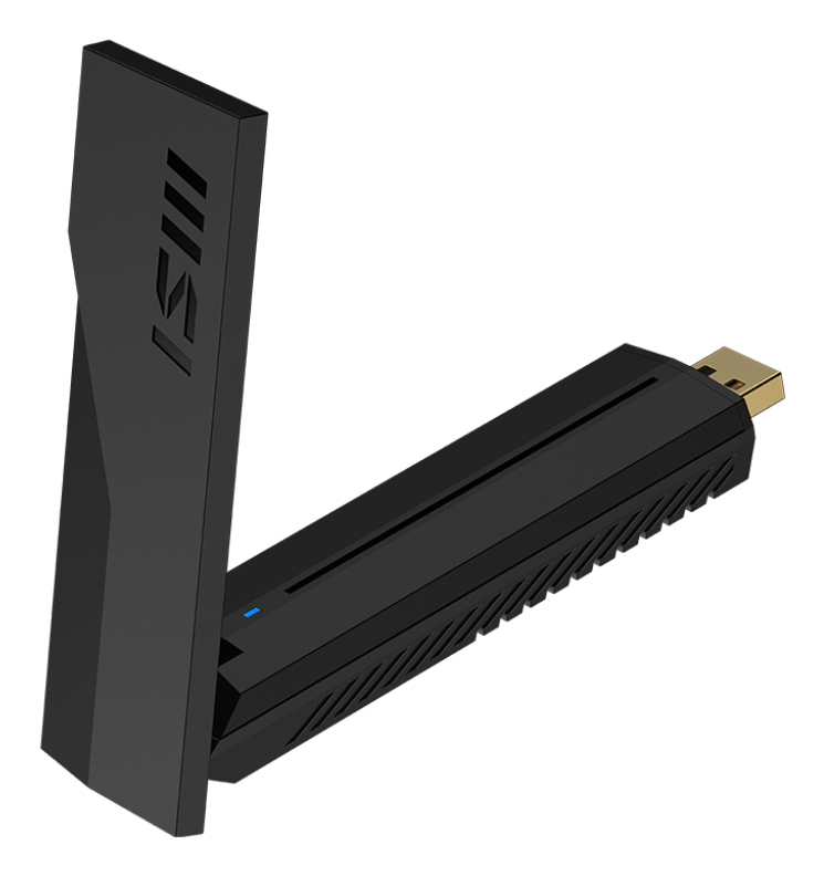 MSI BE6500 WiFi7 USB Stick - Dongle interfacekaart/-adapter USB 3.2 Gen 1 (3.1 Gen 1) - Afbeelding 3