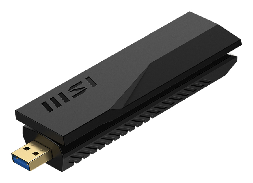 MSI BE6500 WiFi7 USB Stick - Dongle interfacekaart/-adapter USB 3.2 Gen 1 (3.1 Gen 1) - Afbeelding 4
