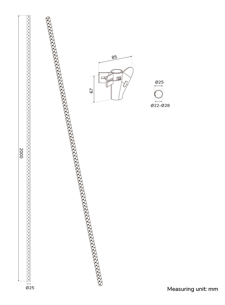 Neomounts ADS06-142WH Kabelspiraal - voor 1-5 kabels - universeel - Afbeelding 10