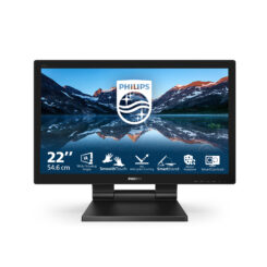 Philips B Line 222B9TA/00 computer monitor 54,6 cm (21.5") 1920 x 1080 Pixels Full HD LCD Touchscreen Tafelblad Zwart