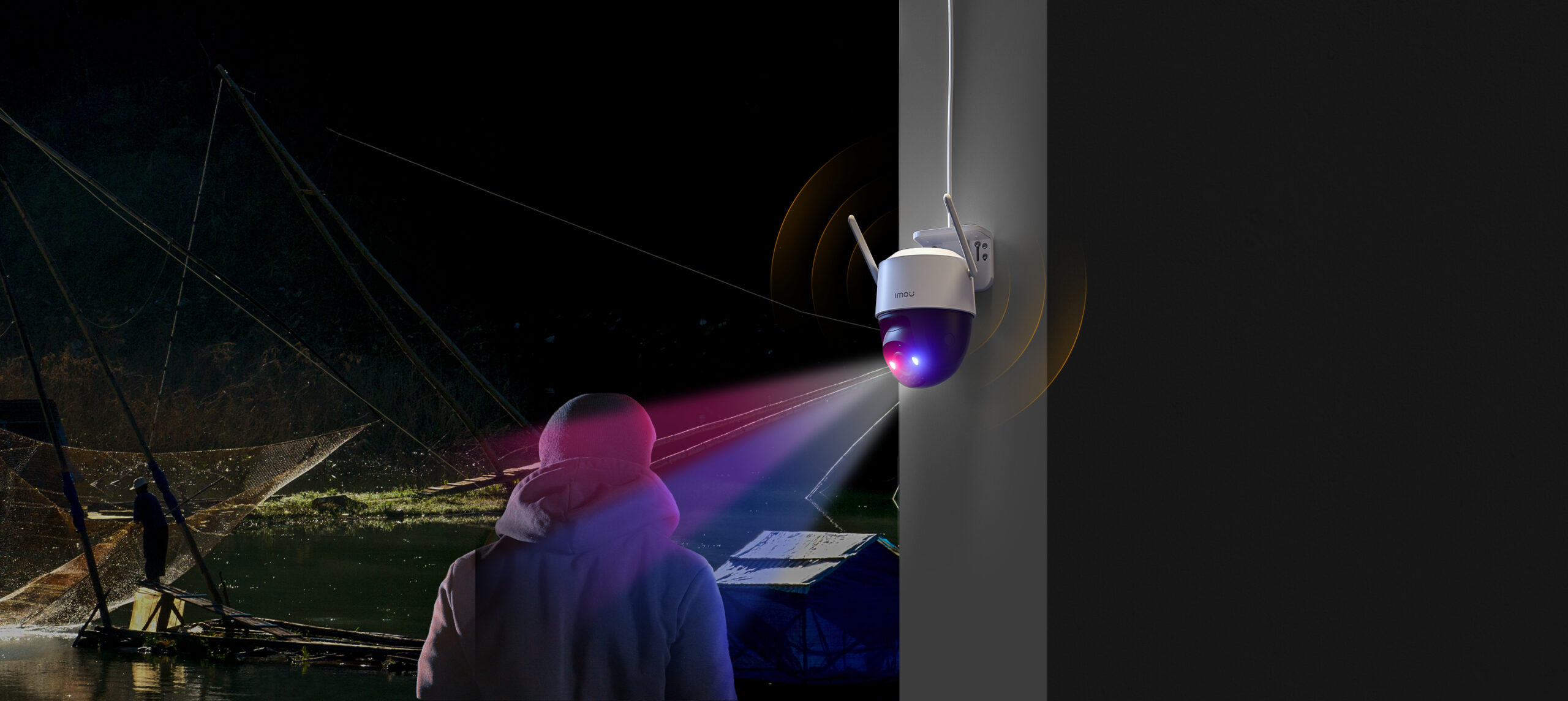 Imou Cruiser SC 4G 3MP Bolvormig IP-beveiligingscamera Buiten 2304 x 1296 Pixels Plafond/muur - Afbeelding 4
