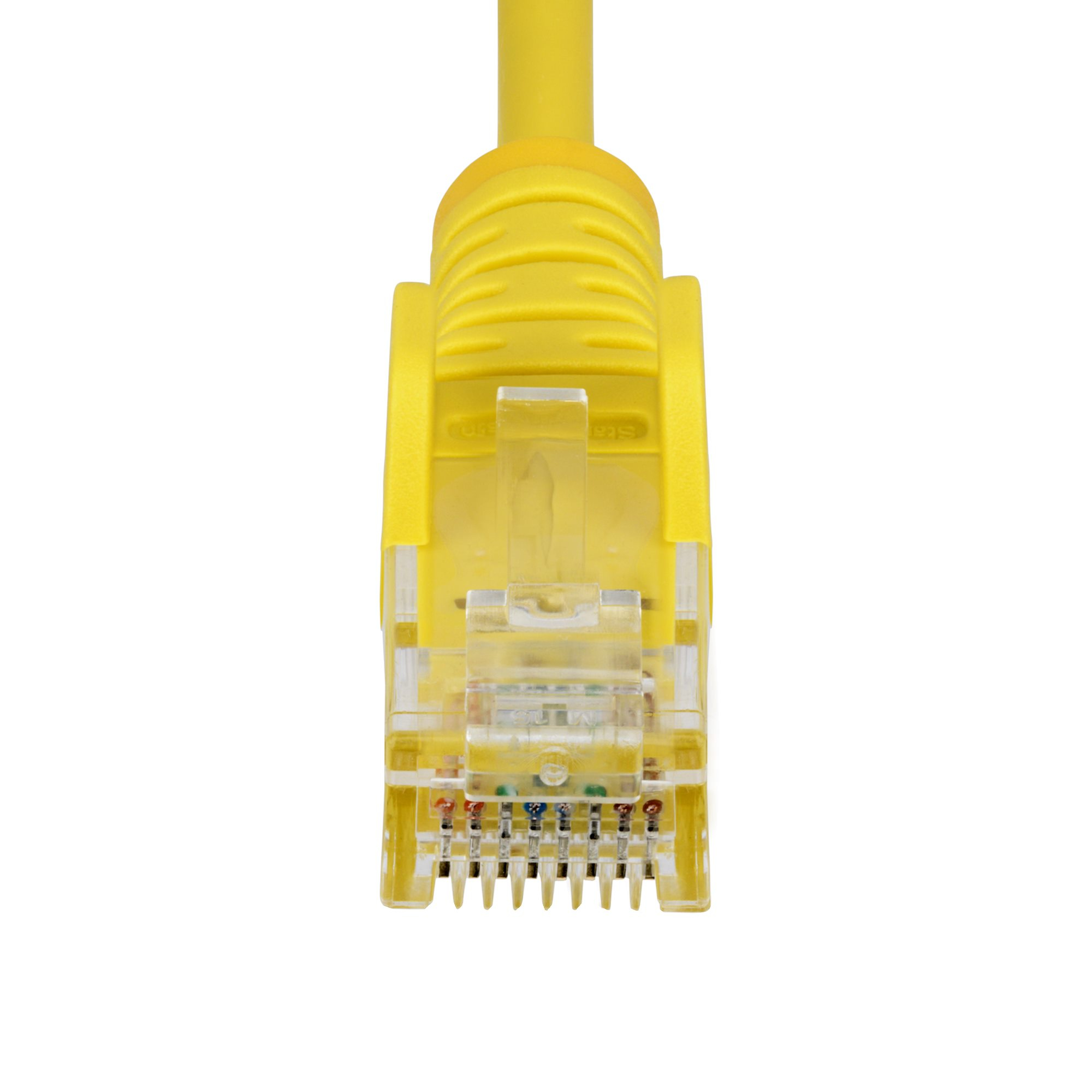 StarTech.com 2,5m Dunne CAT6 Ethernet Kabel, Geel, Snagless, 100W PoE, UTP, LSZH, 28AWG Pure Koperdraad, Slim RJ45 Netwerk Patchkabel met Trekontlasting, Fluke Getest - Afbeelding 5