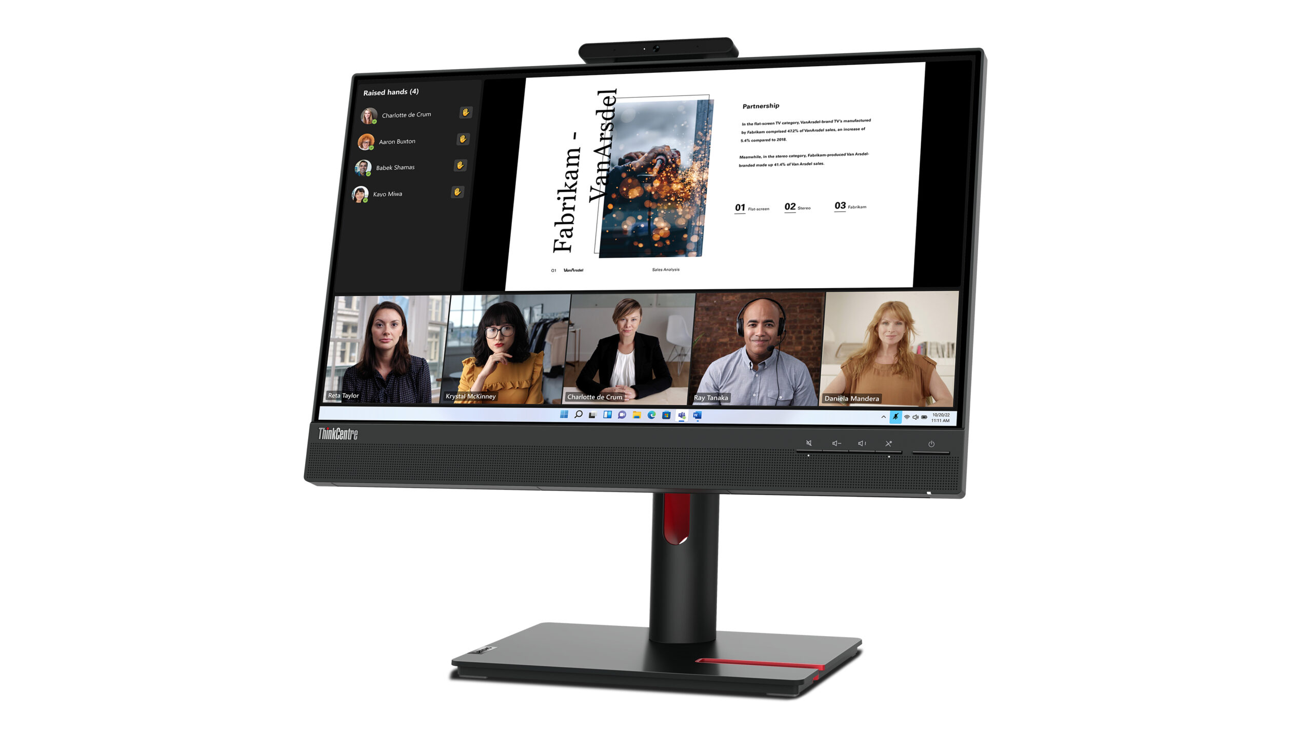 Lenovo ThinkCentre Tiny-In-One 22 Gen 5 computer monitor 54,6 cm (21.5") 1920 x 1080 Pixels Full HD LED Zwart - Afbeelding 13