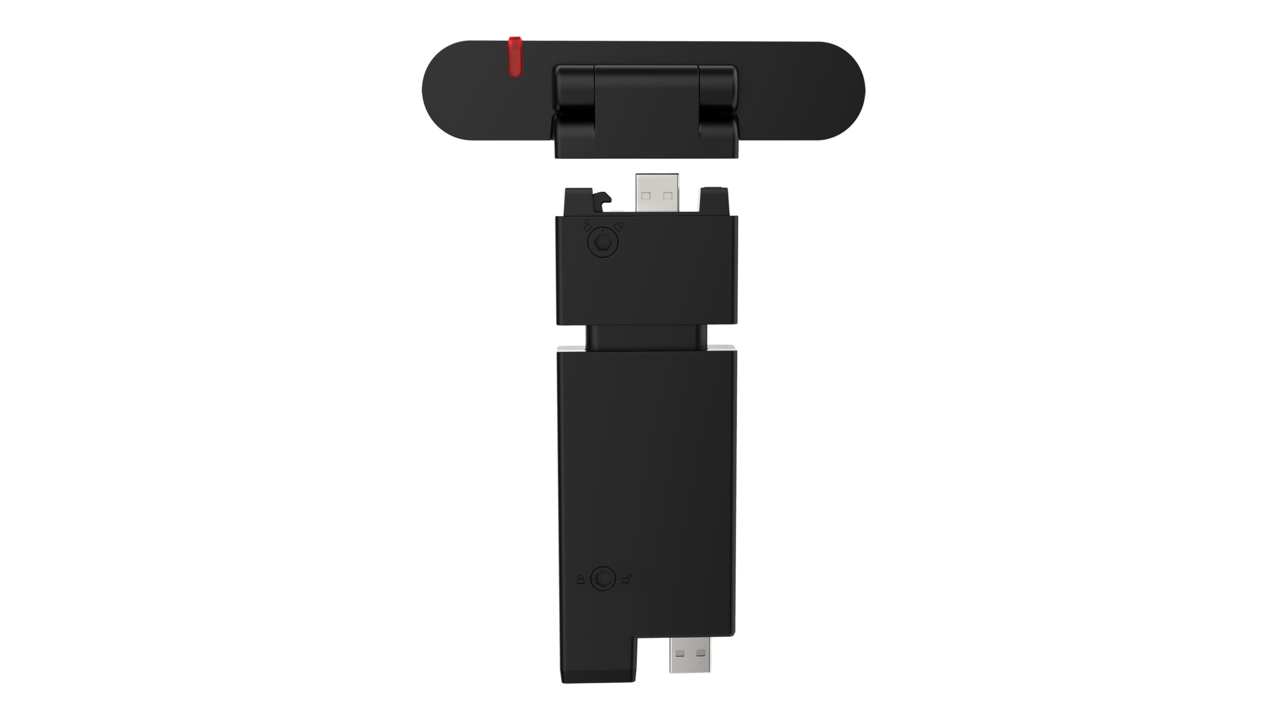 Lenovo ThinkVision MC60 webcam 1920 x 1080 Pixels USB 2.0 Zwart - Afbeelding 9