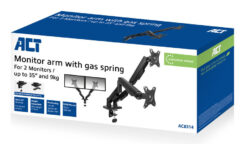 ACT Monitorarm 35", gasveer, 2 monitoren, Essentials - Afbeelding 7