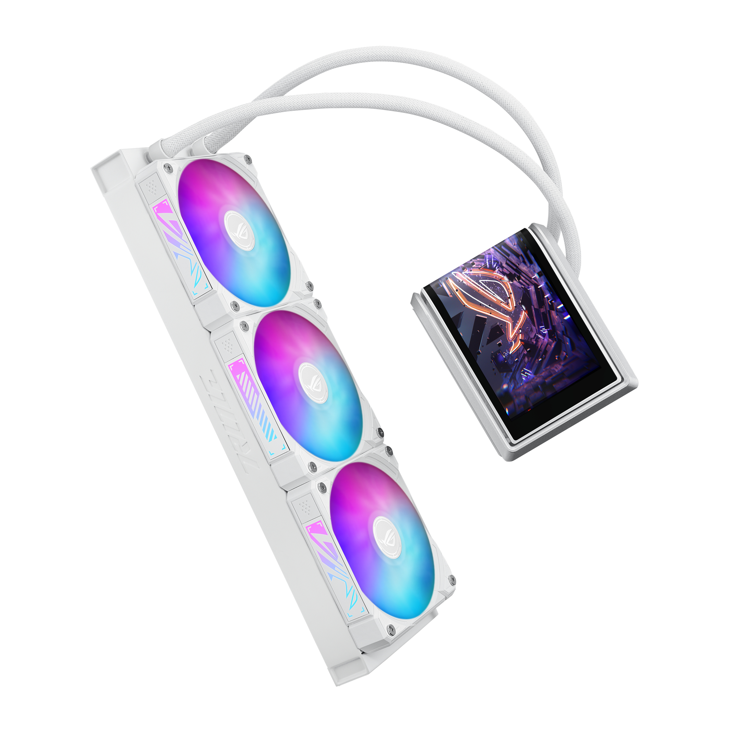 ASUS ROG RYUO IV 360 ARGB WHT Processor Alles-in-één vloeistofkoeler 12 cm Wit - Afbeelding 12