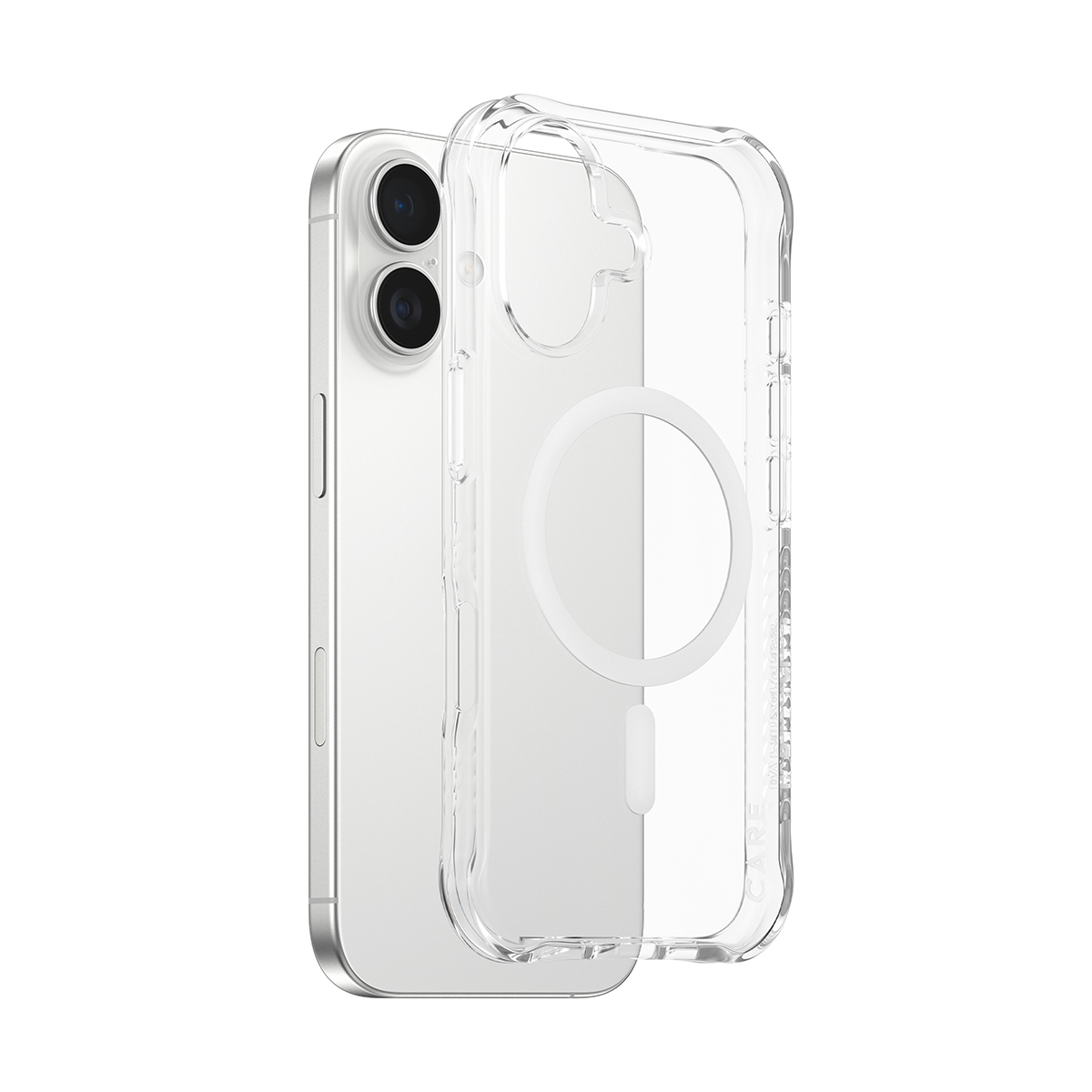 PanzerGlass CARE™ by ® Samba Case Transparent w. White MagSafe iPhone 17 | Bulk mobiele telefoon behuizingen Hoes Transparant - Afbeelding 5