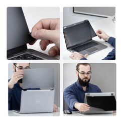 StarTech.com 15.6 inch 16:9 Heldere Privacy Filter met Touch, Omklapbaar, 75% Lichtdoorlatendheid, Anti-Glans Privacy Filter, +/- 30 Graden Kijkhoek - Afbeelding 5
