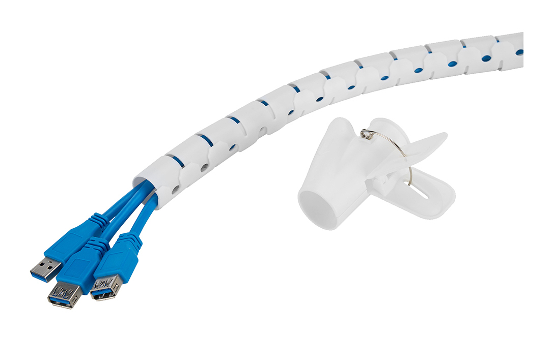 Neomounts ADS06-142WH Kabelspiraal - voor 1-5 kabels - universeel