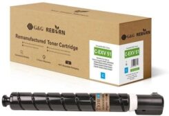 G&G Reborn-Toner kompatibel mit Canon C-EXV 51 (0482C002) C