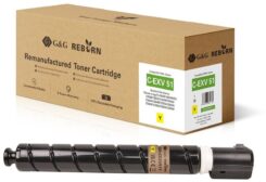 G&G Reborn-Toner kompatibel mit Canon C-EXV 51 (0484C002) Y