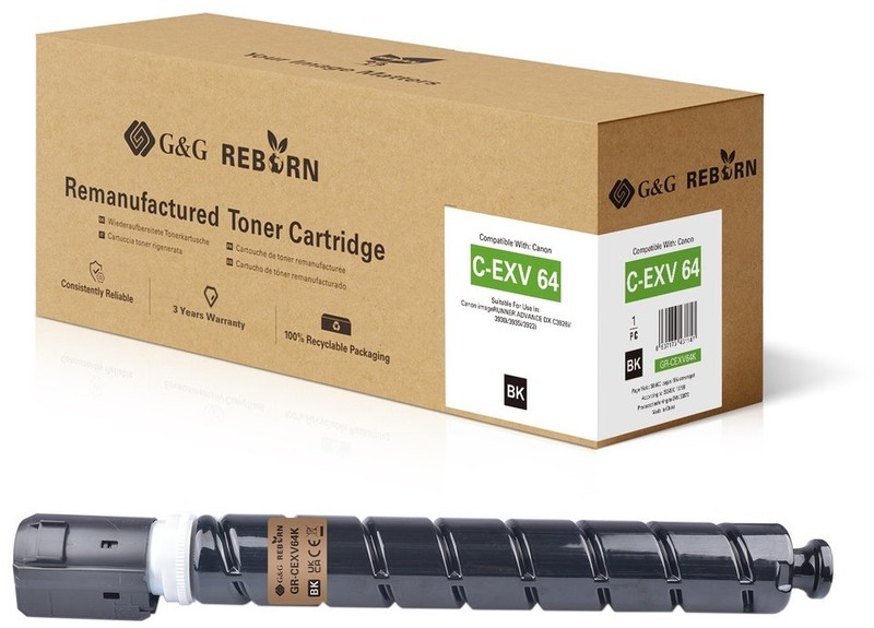 G&G Reborn-Toner kompatibel mit Canon C-EXV 64 (5753C002) B