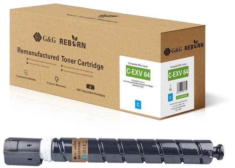 G&G Reborn-Toner kompatibel mit Canon C-EXV 64 (5754C002) C