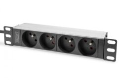 DIGITUS PDU 1U 4xCEE7/5 FR-uitgangen 230V/16A zwart