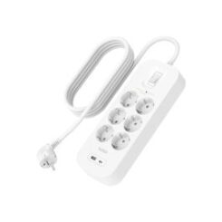 Surge Protection with USB C 6 Outlet
