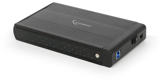Externe HDD behuizing 3.5i SATA USB3.0 zwart