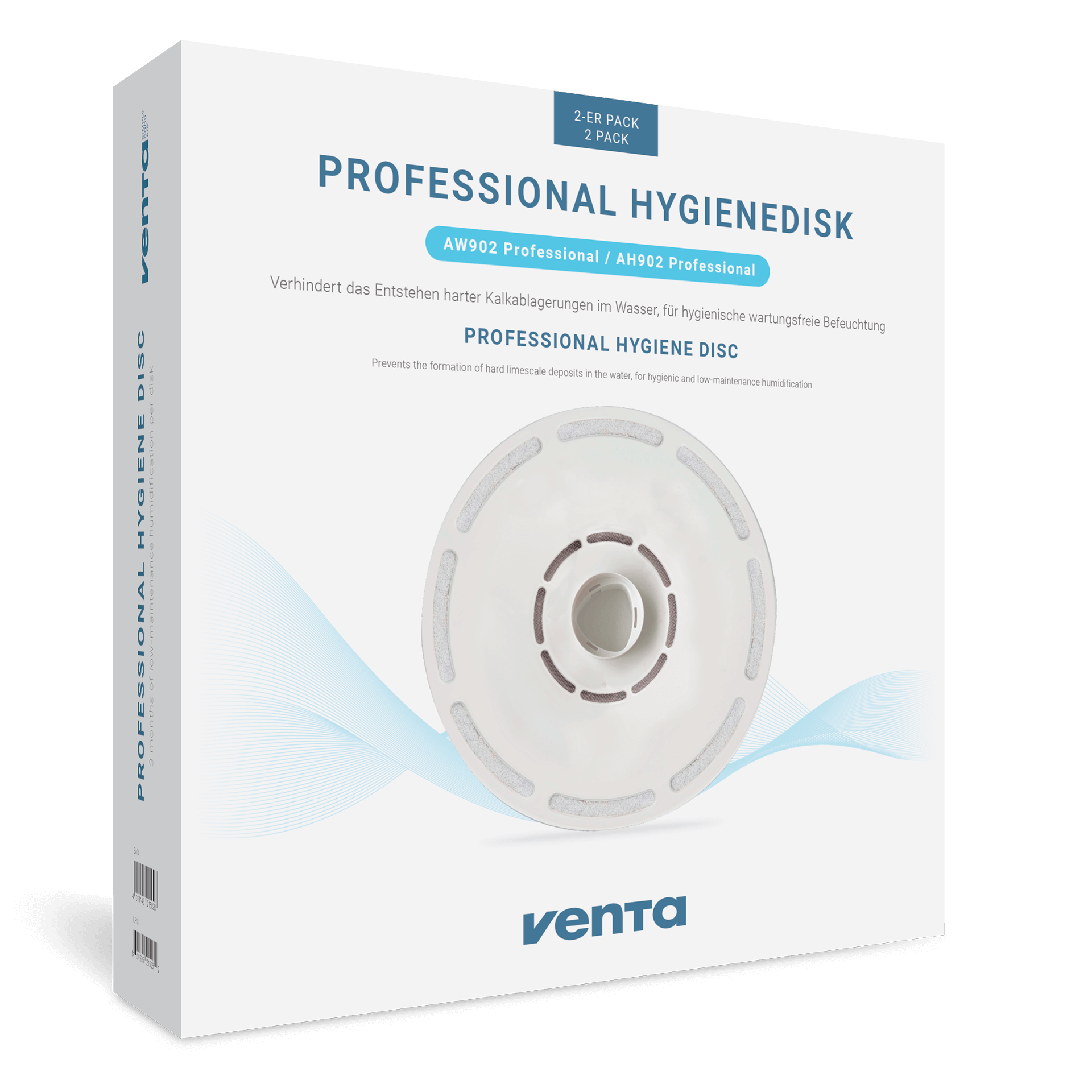 Venta Hygienedisk Pro. entkalkt und reinigt hygienisch 2er