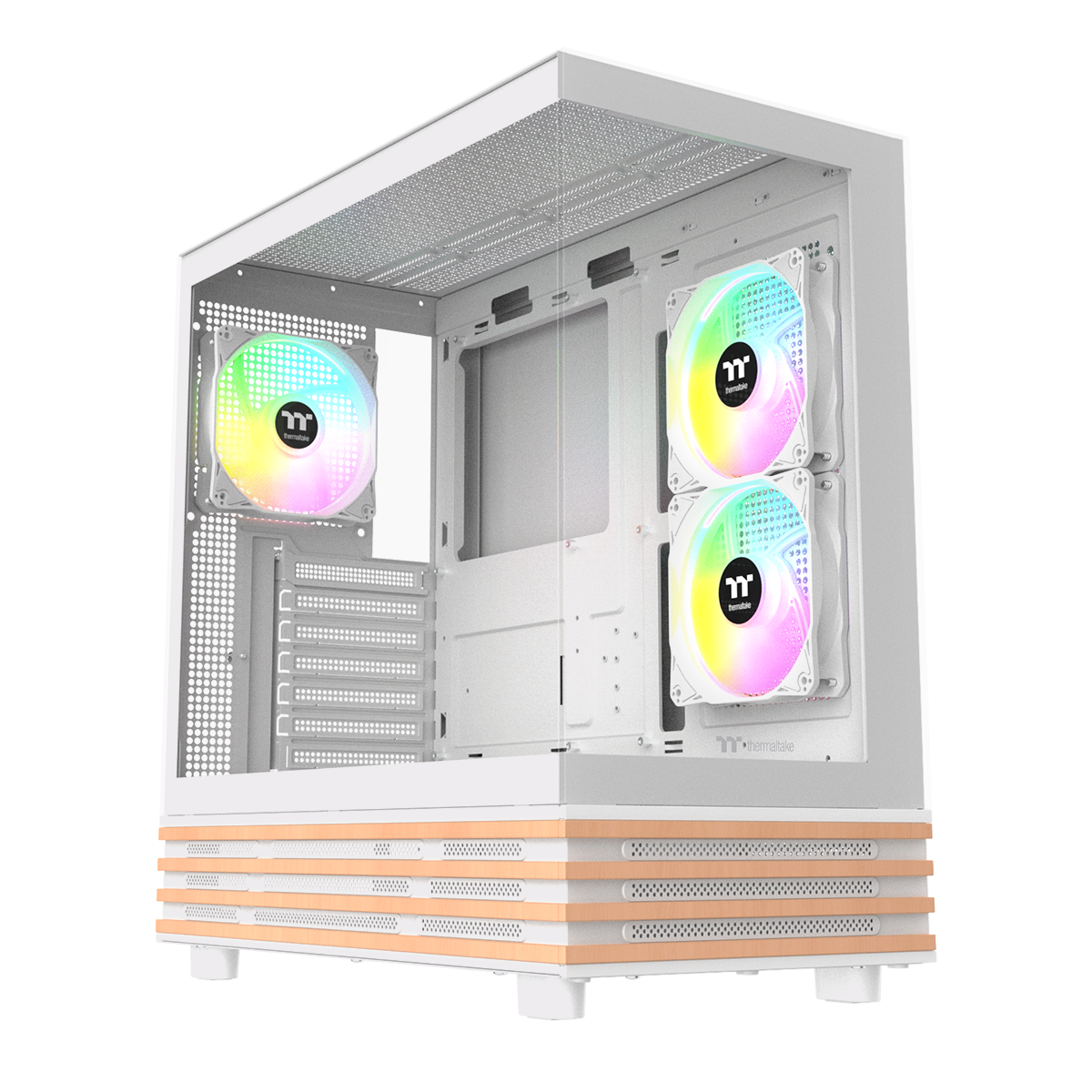 Geh Thermaltake View 270 Plus WS  Midi  ARGB Snow    White retail