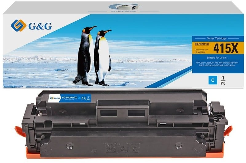 G&G XL-Toner kompatibel mit HP 415X/ W2031X