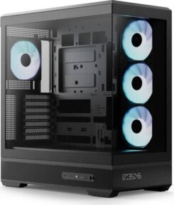 AeroCool Geh Midi P500B-Digi Black ARGB  ACCS-P500B-DIGI-001