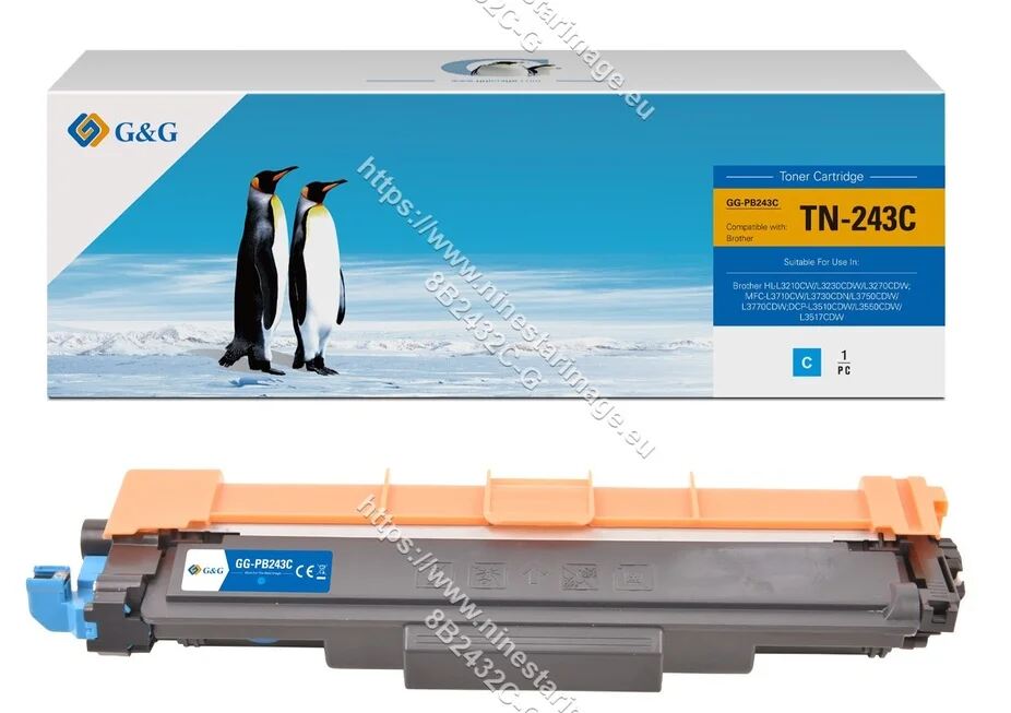 G&G Toner kompatibel mit Brother TN-243C Cyan