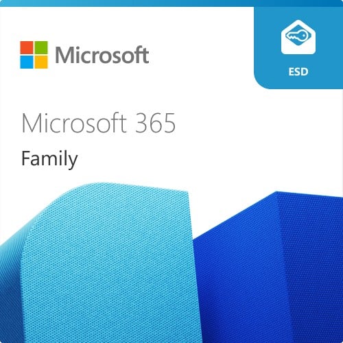 Microsoft 365 Family ESD 1YR Subscription Eurozone