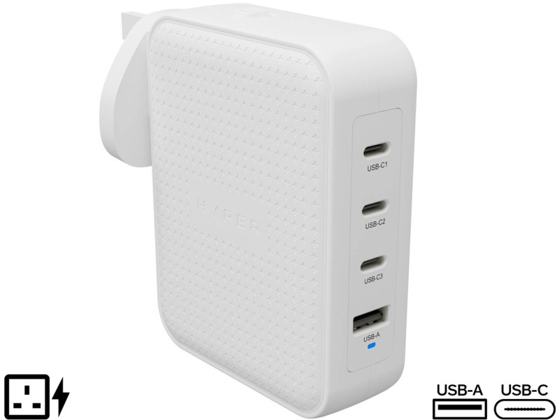HyperJuice 145W Gan Charger - White