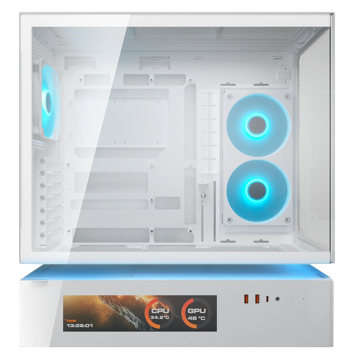 COUGAR CGR-2DA4W-V Midi Tower Wit - Afbeelding 4