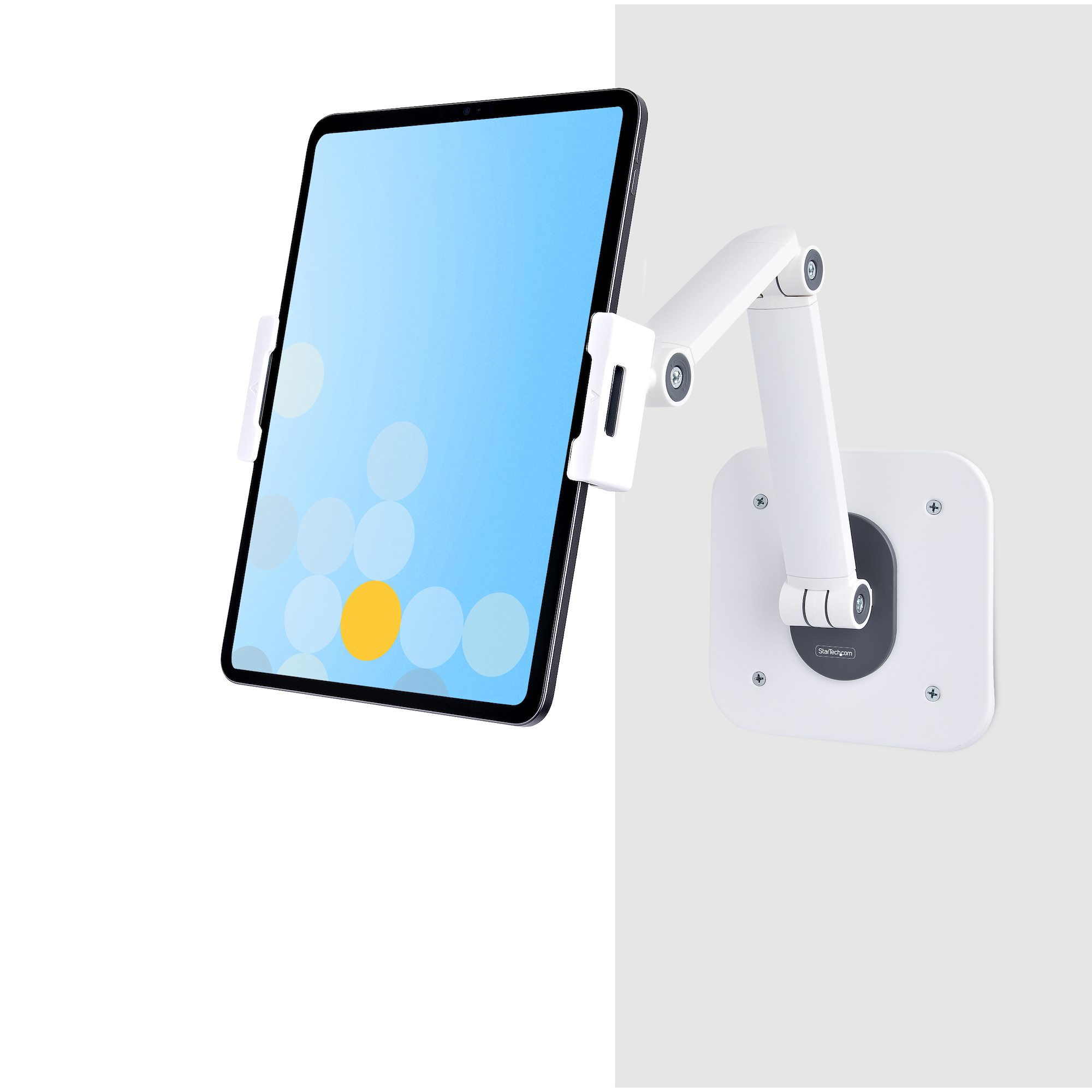 StarTech.com Verstelbare Tablet Houder voor Bureau, Wandmonteerbaar, Draagvermogen 1kg, Ergonomische Tablet Steun, Universele Tablet Standaard, Zwenken/Draaien/Roteren - Afbeelding 9