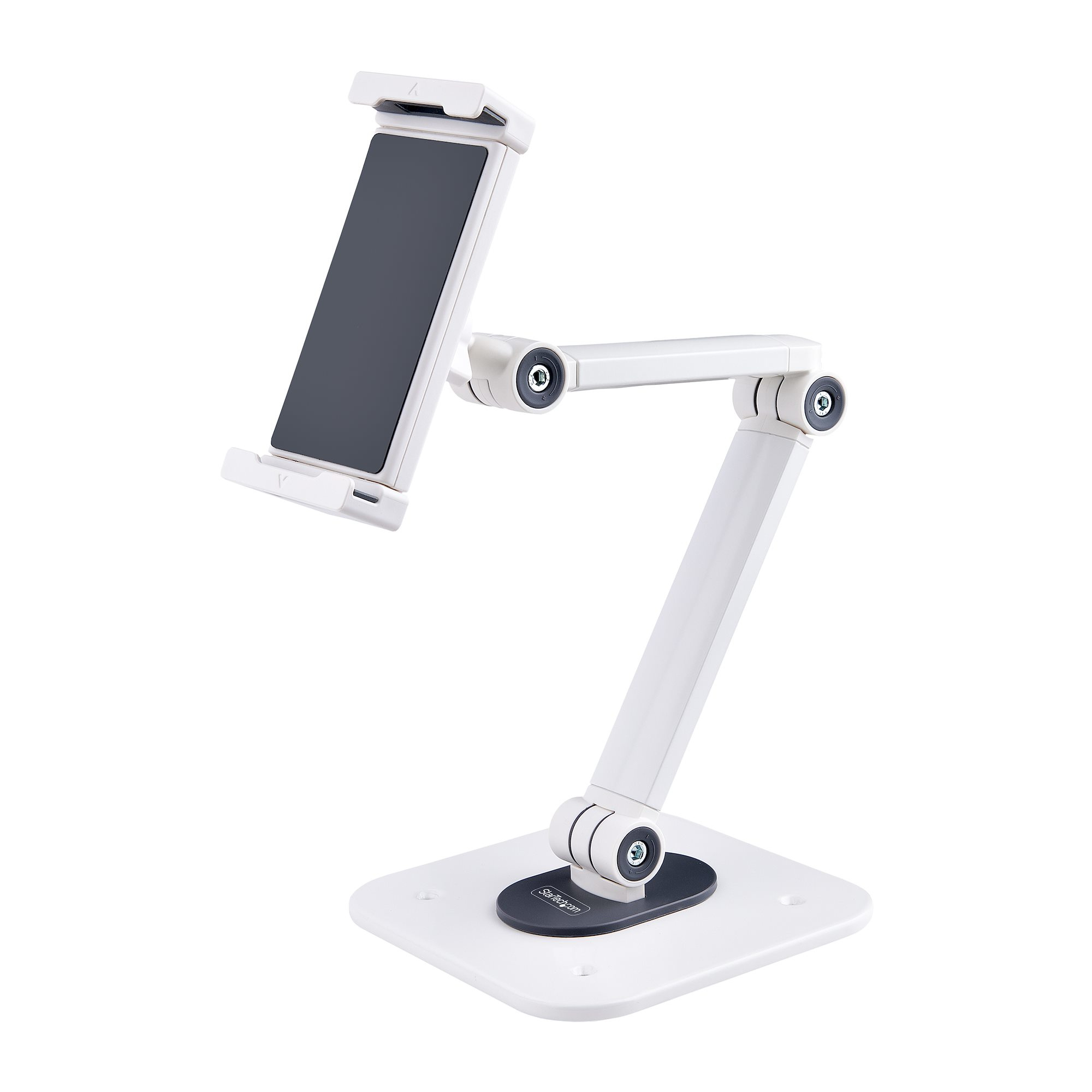 StarTech.com Verstelbare Tablet Houder voor Bureau, Wandmonteerbaar, Draagvermogen 1kg, Ergonomische Tablet Steun, Universele Tablet Standaard, Zwenken/Draaien/Roteren - Afbeelding 2
