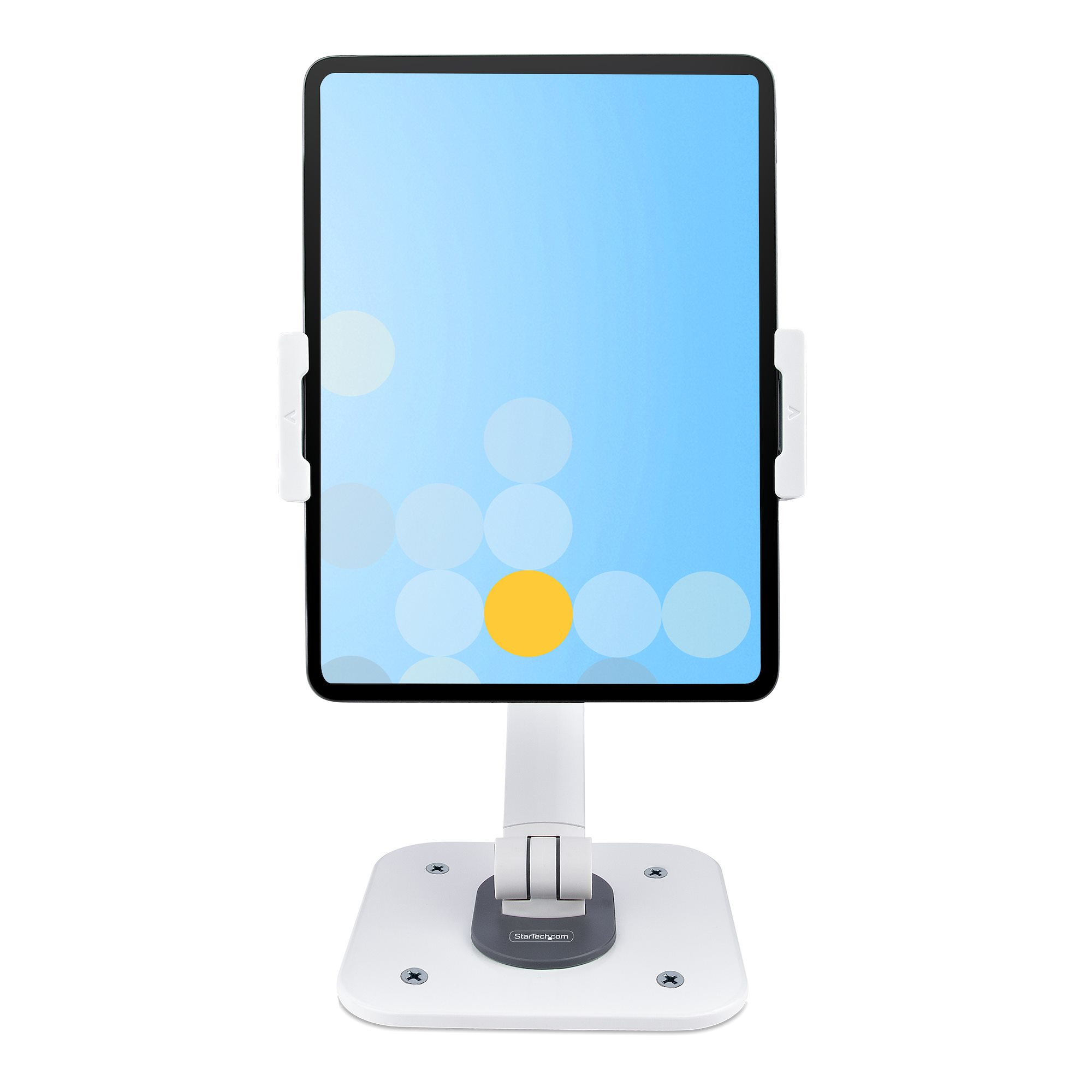 StarTech.com Verstelbare Tablet Houder voor Bureau, Wandmonteerbaar, Draagvermogen 1kg, Ergonomische Tablet Steun, Universele Tablet Standaard, Zwenken/Draaien/Roteren - Afbeelding 4