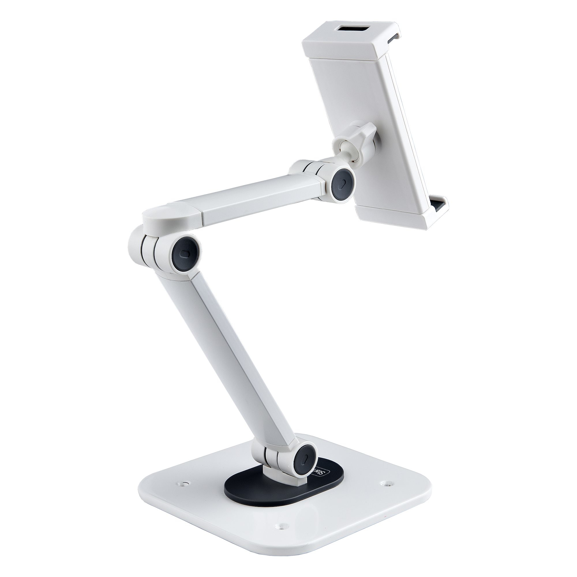 StarTech.com Verstelbare Tablet Houder voor Bureau, Wandmonteerbaar, Draagvermogen 1kg, Ergonomische Tablet Steun, Universele Tablet Standaard, Zwenken/Draaien/Roteren - Afbeelding 3