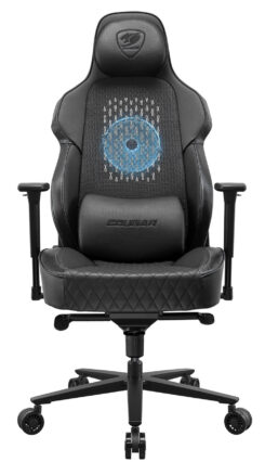 COUGAR CGR-ARP-BLB Universele gamestoel Gecapitonneerde zitting Zwart, Oranje - Afbeelding 3