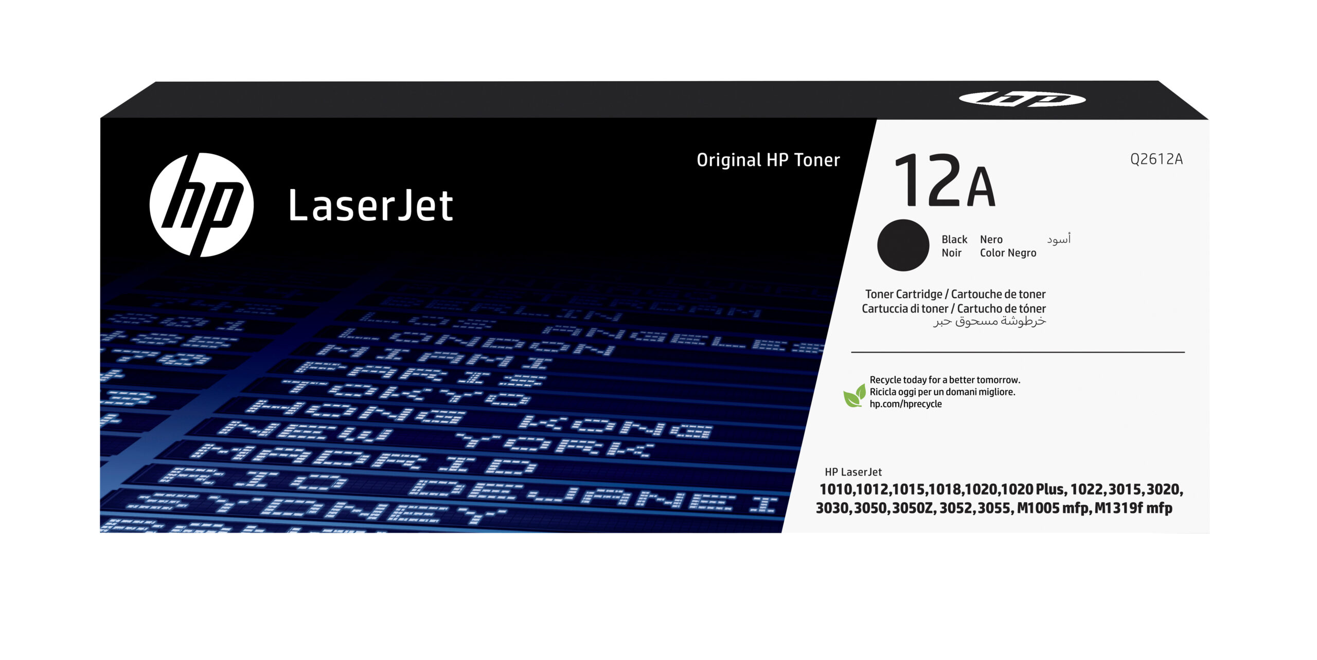 HP 12A originele zwarte LaserJet tonercartridge - Afbeelding 2