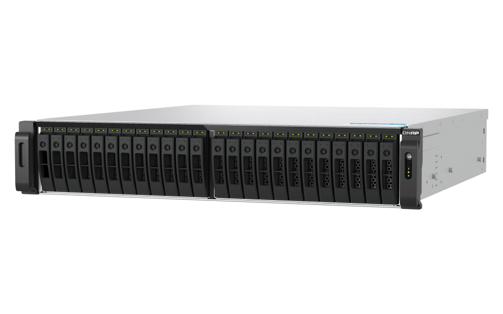 QNAP TS-H3077AFU-R7-64G data-opslag-server NAS Rack (2U) AMD Ryzen™ 5 64 GB DDR5 0 TB QuTS hero Zwart, Metallic - Afbeelding 6