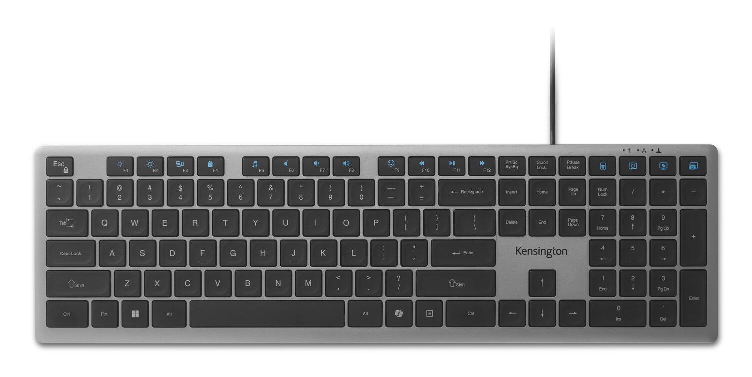 Kensington K75410UK toetsenbord Thuis/Werk USB QWERTY Brits Engels Grijs - Afbeelding 3
