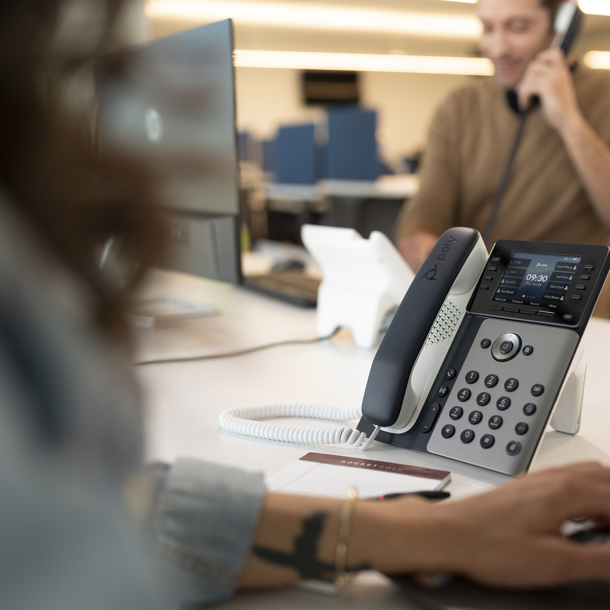 HP Poly Edge E350 IP-telefoon met PoE-ondersteuning - Afbeelding 4