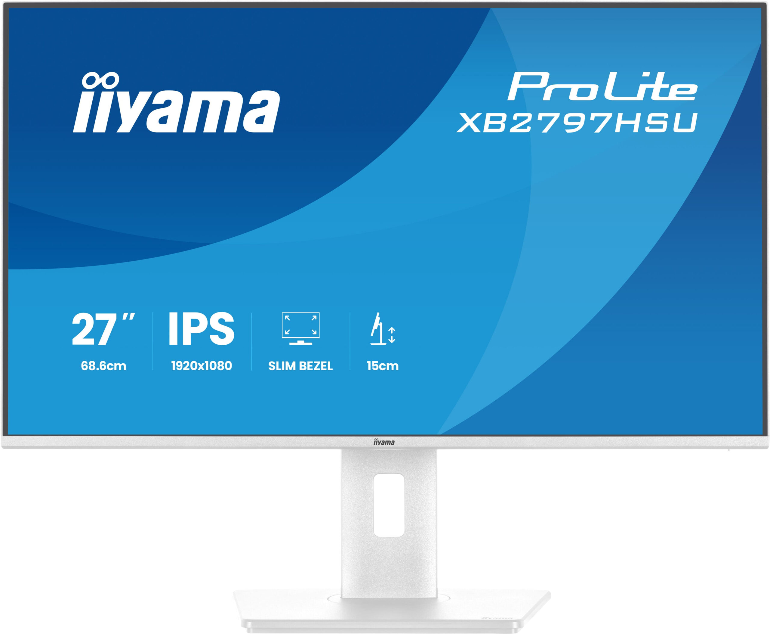 iiyama ProLite XB2797HSU-W1 computer monitor 68,6 cm (27") 1920 x 1080 Pixels Full HD LED Wit - Afbeelding 4