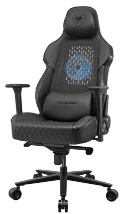 COUGAR CGR-ARP-BLB Universele gamestoel Gecapitonneerde zitting Zwart, Oranje - Afbeelding 2