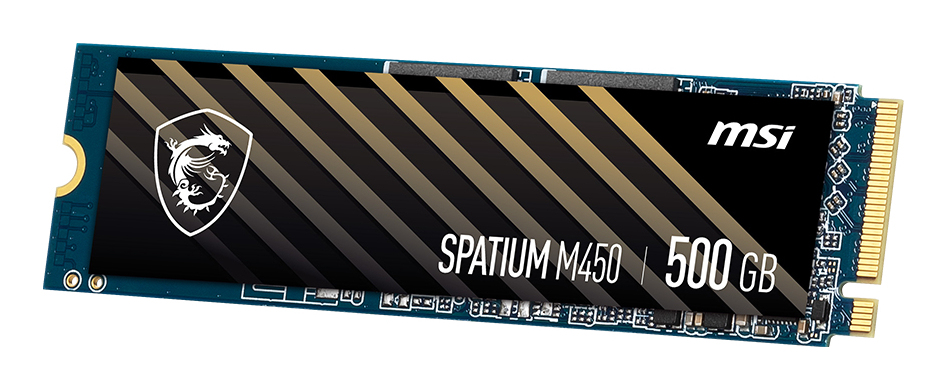 MSI Spatium M450 PCIe 4.0 NVMe M.2 500GB V1 PCI Express 4.0 3D NAND - Afbeelding 5