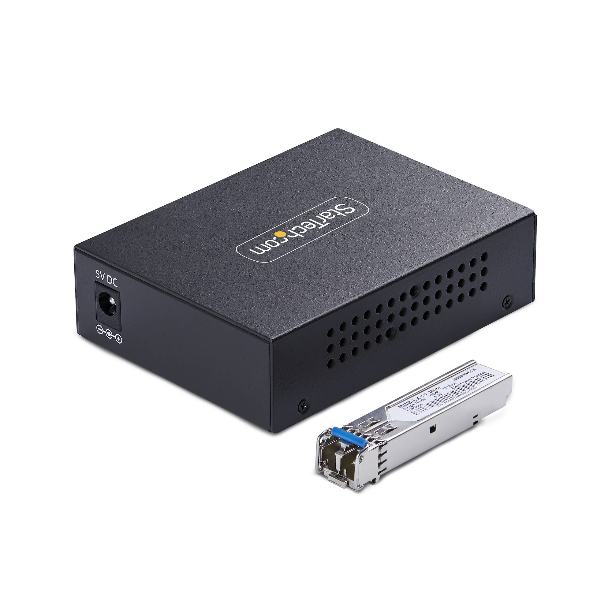 StarTech.com MCM1110SMLC20 netwerk media converter 2000 Mbit/s 1310 nm Single-mode Zwart - Afbeelding 3