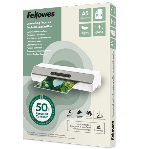 Fellowes 100143440 laminatorzak 100 stuk(s) - Afbeelding 2