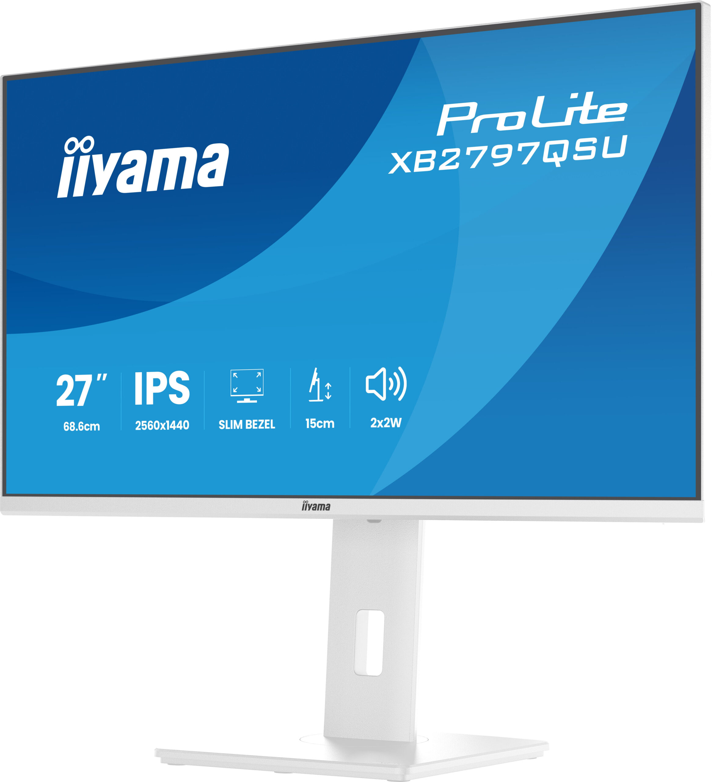 iiyama ProLite XB2797QSU-W1 computer monitor 68,6 cm (27") 2560 x 1440 Pixels Quad HD LED Wit - Afbeelding 11