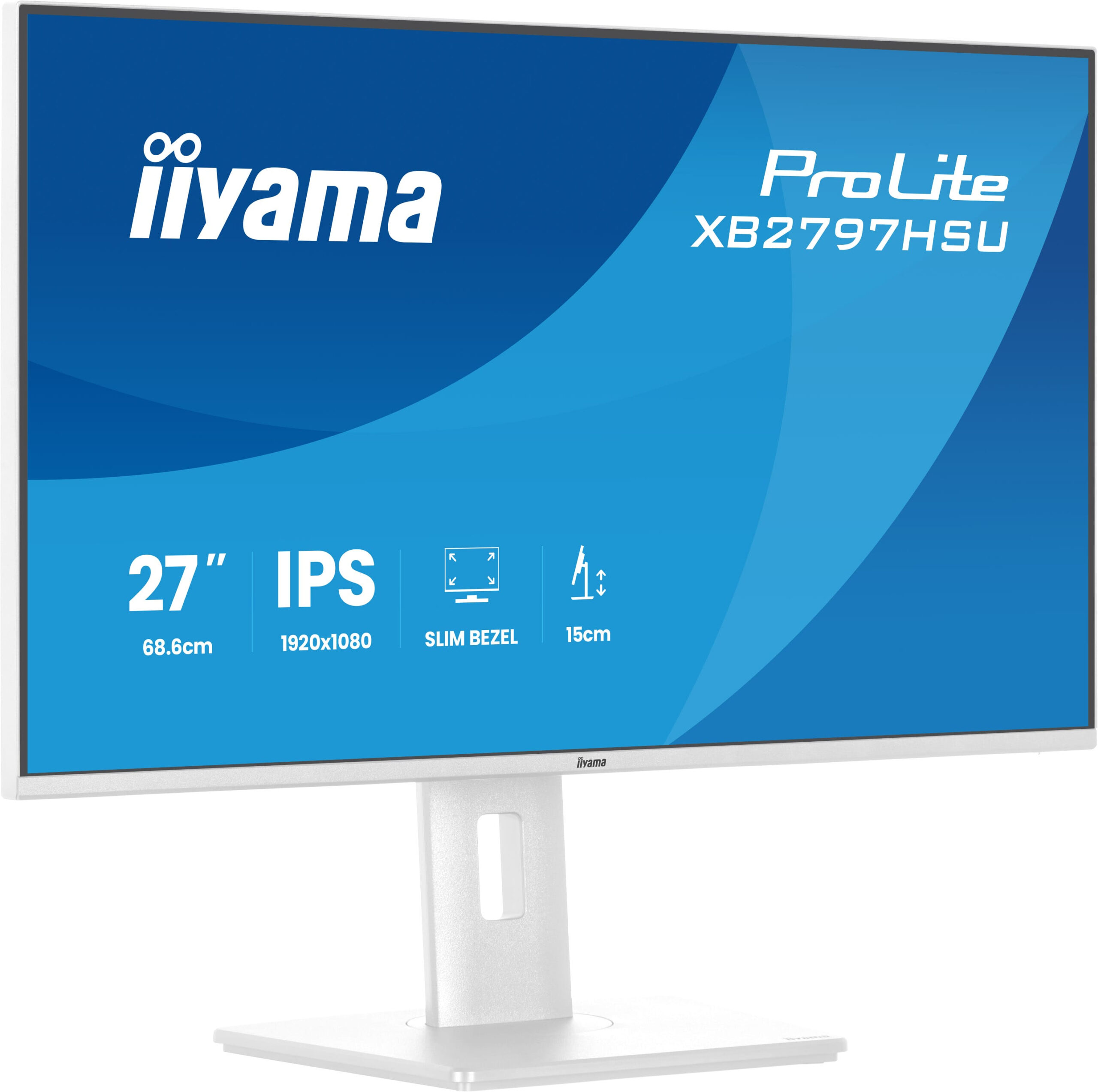 iiyama ProLite XB2797HSU-W1 computer monitor 68,6 cm (27") 1920 x 1080 Pixels Full HD LED Wit - Afbeelding 6