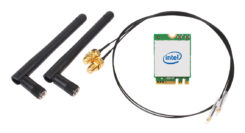 Shuttle WLN-M22 - Intel WLAN-AX210/Bluetooth Combo Kit inklusief M.2 card, cables and externe antennes voor Cube's - Afbeelding 2