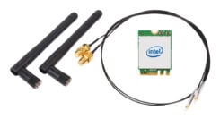 Shuttle WLN-M22 - Intel WLAN-AX210/Bluetooth Combo Kit inklusief M.2 card, cables and externe antennes voor Cube's