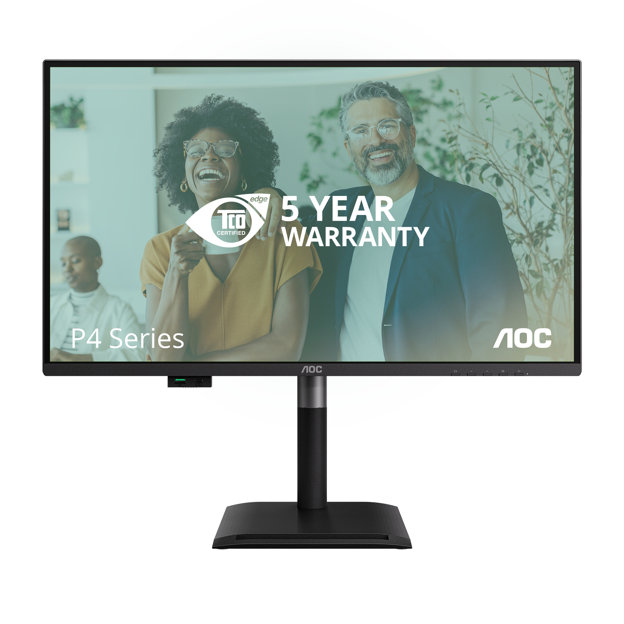 AOC Q27P4CV computer monitor 68,6 cm (27") 2560 x 1440 Pixels Quad HD LED Zwart - Afbeelding 6