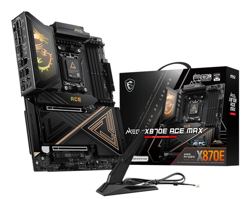 MSI MEG X870E ACE MAX moederbord AMD X870E Socket AM5 ATX