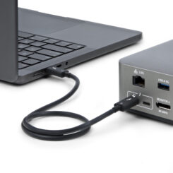 StarTech.com 1m Thunderbolt 5 Kabel, 80Gbps/Tot 120Gbps, 240W PD, 8K 60Hz, Gecertificeerde Thunderbolt Kabel, Compatibel met Thunderbolt 4/USB4/USB-C, Wit - Afbeelding 7