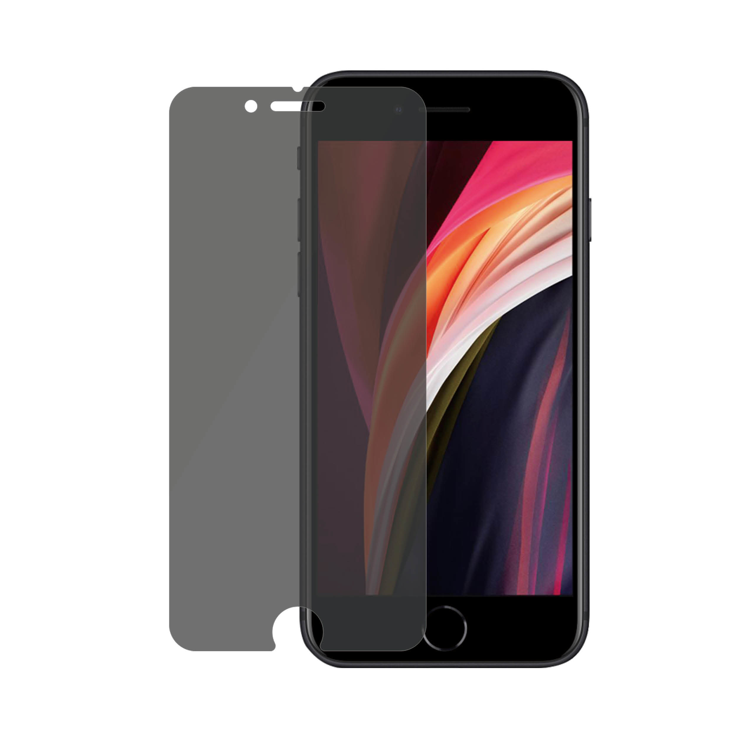 PanzerGlass ® Privacy Screen Protector iPhone SE (2020/2022) | 8 | 7 | 6 | 6s | Standard Fit Doorzichtige schermbeschermer Apple 1 stuk(s) - Afbeelding 8